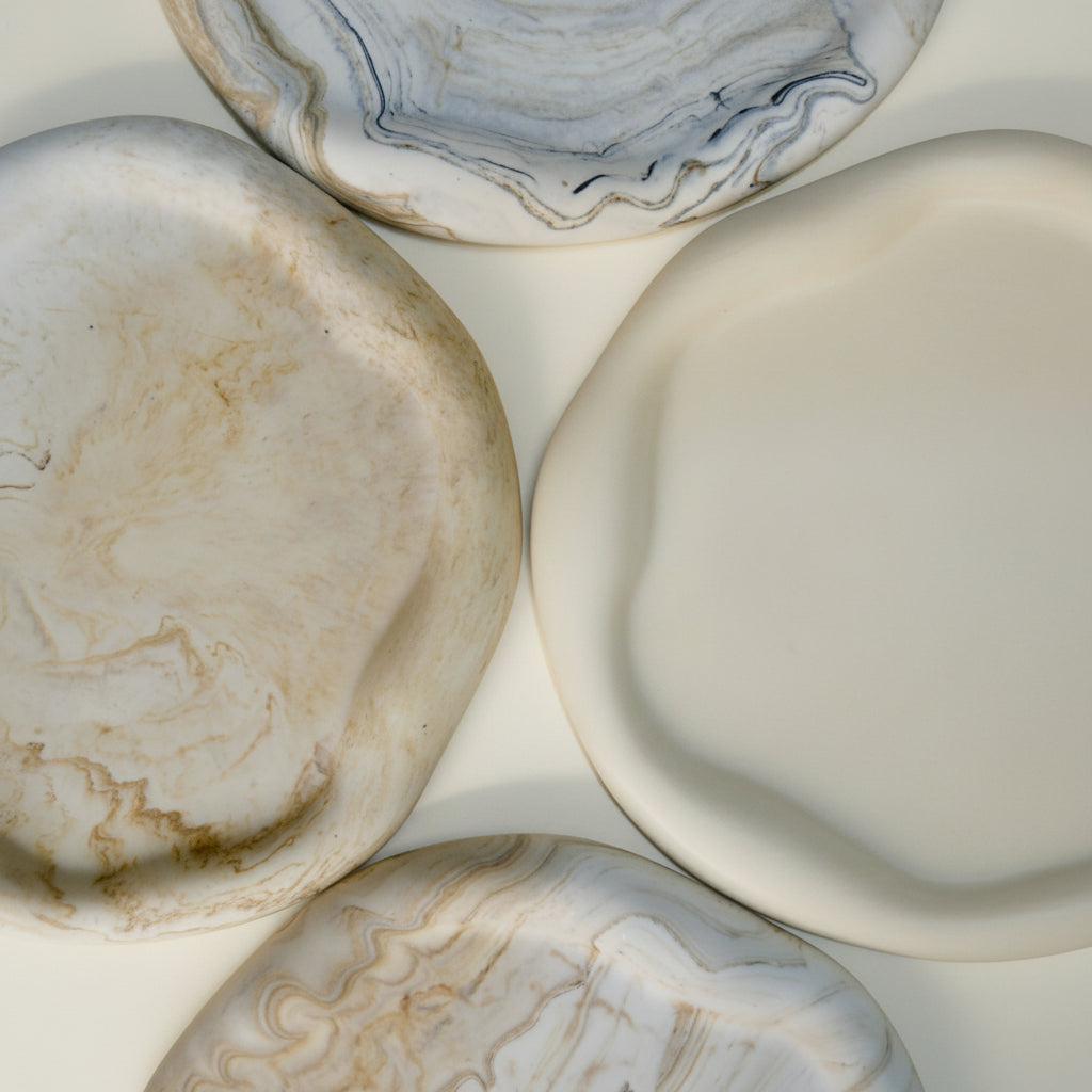 Cloud Trinket Jesmonite Tray