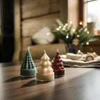 Trio of Cheer – Mini Christmas Tree T-Light Set of 3