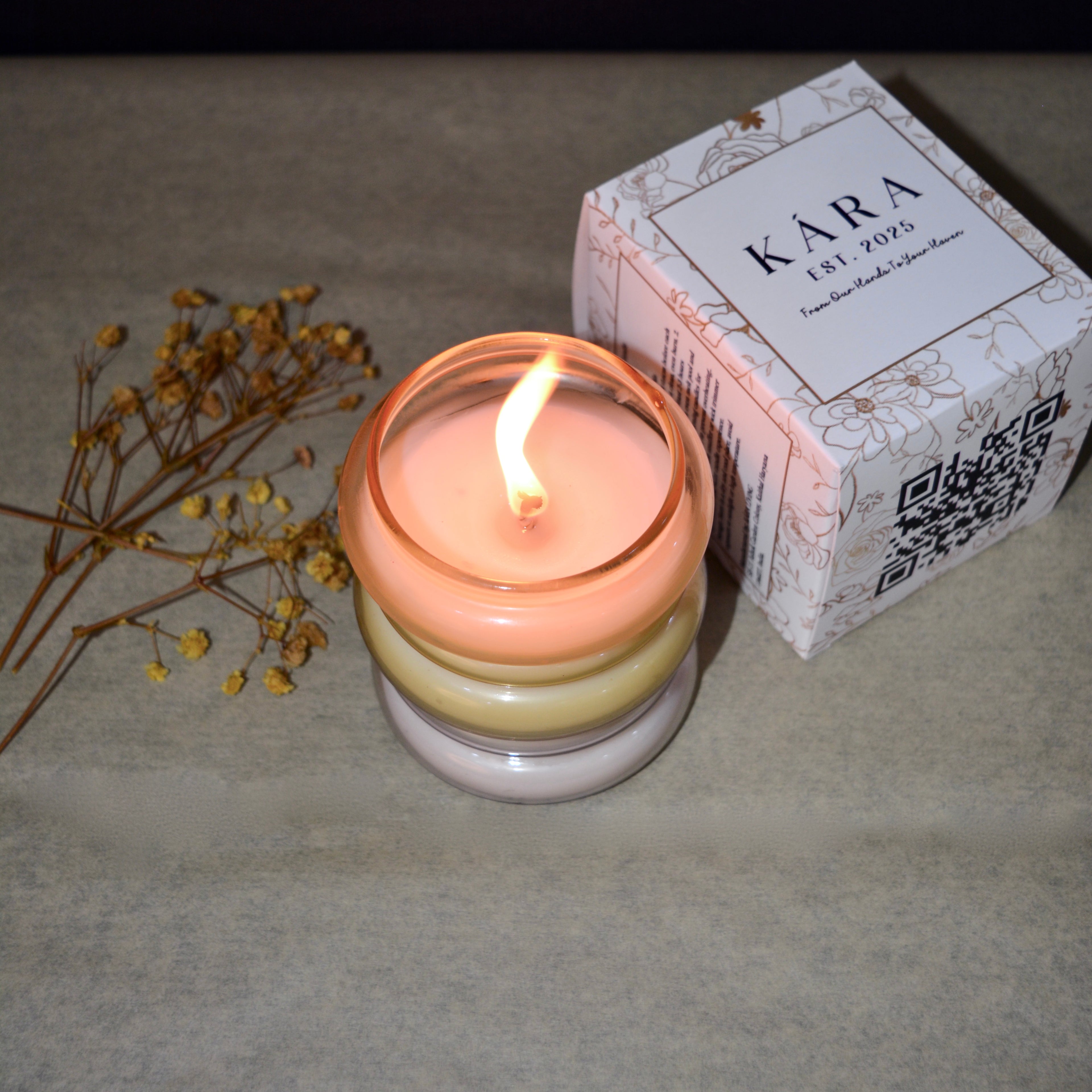 CHAMPAGNE FLUTE Candle