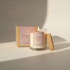 Rosewood Musk Glass Jar Candle