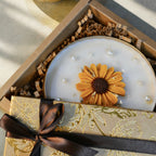 Golden Blossom Urli Candle