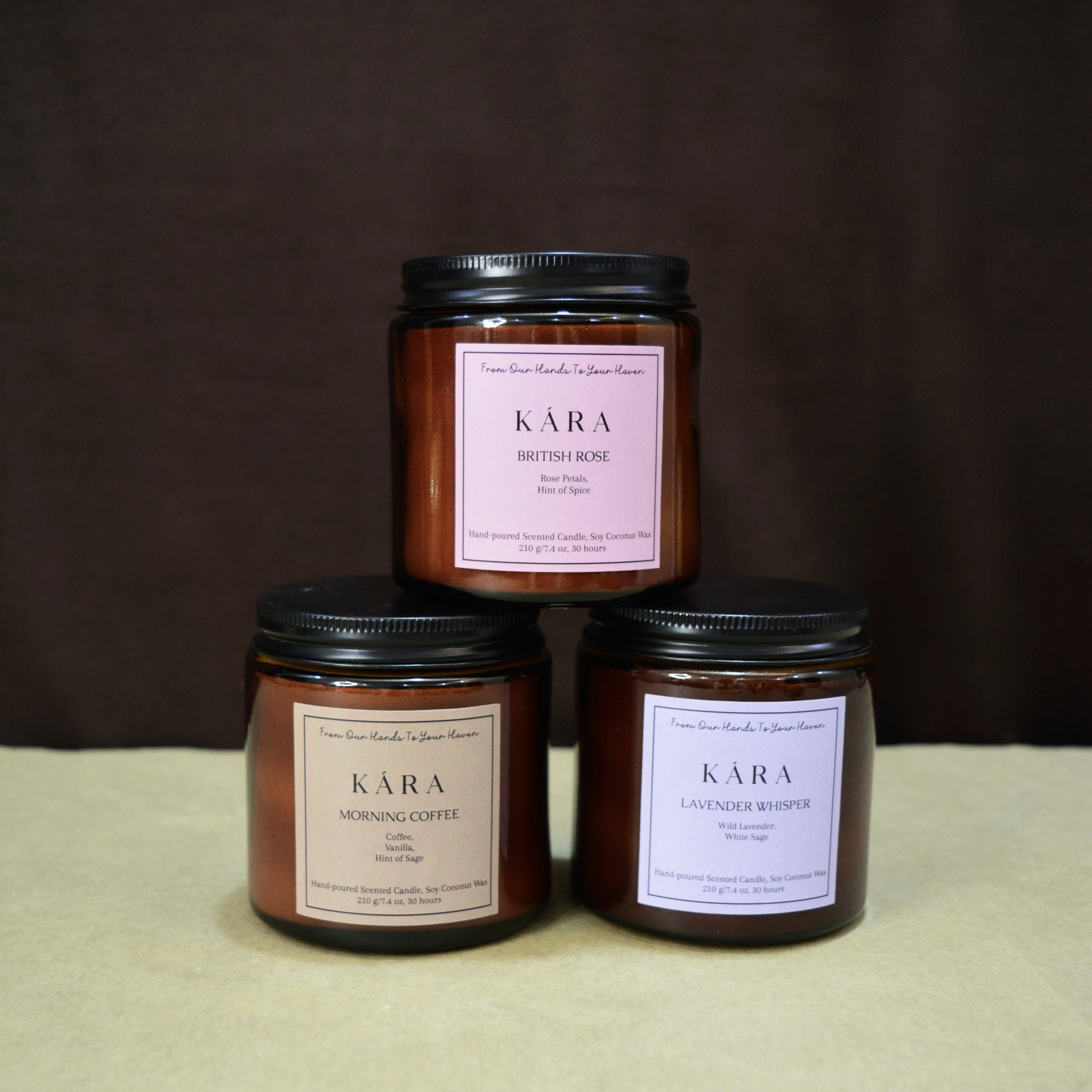 Lavender Whisper Amber Jar Candle