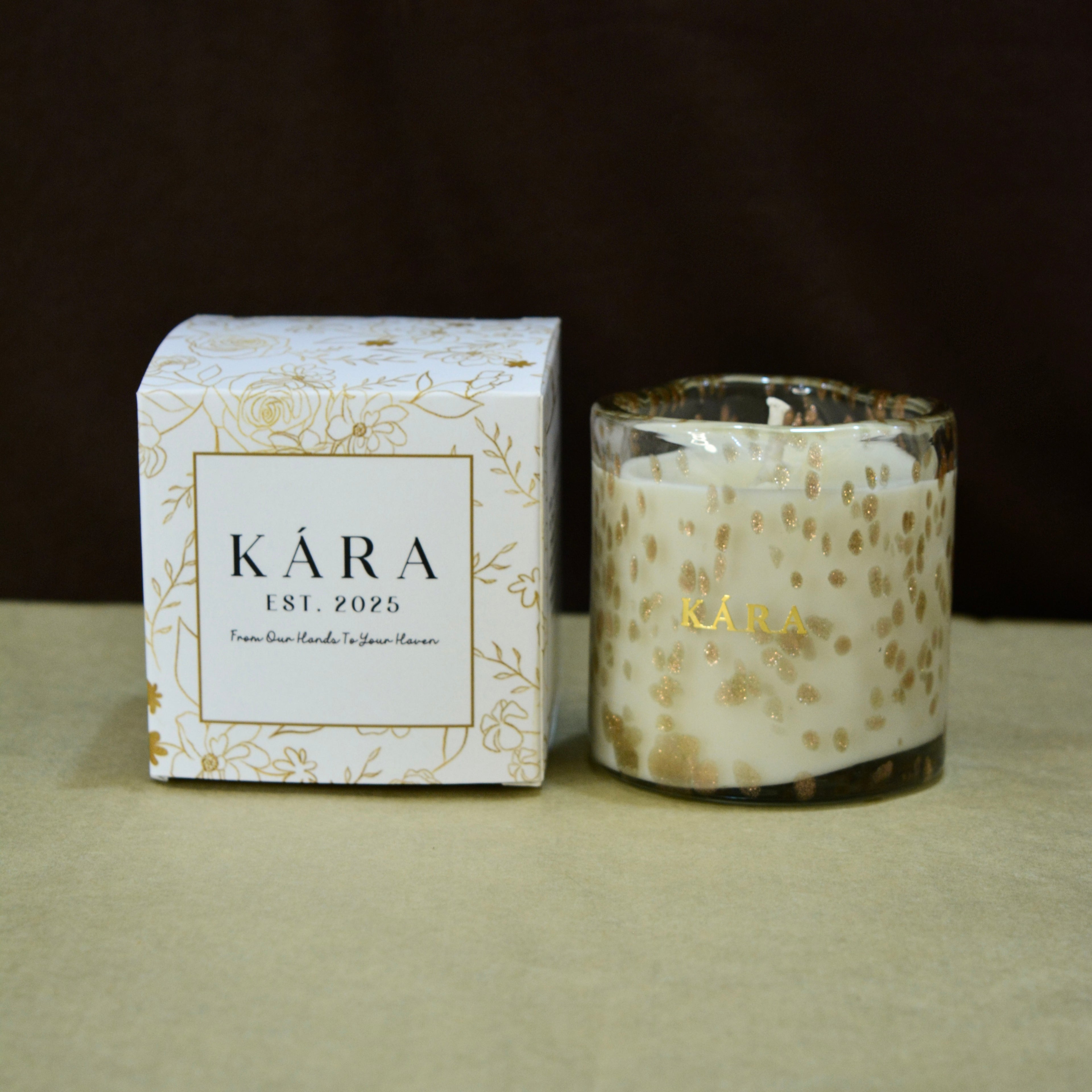 Opaline Gold Candle