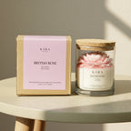 British Rose Peony Jar Candle