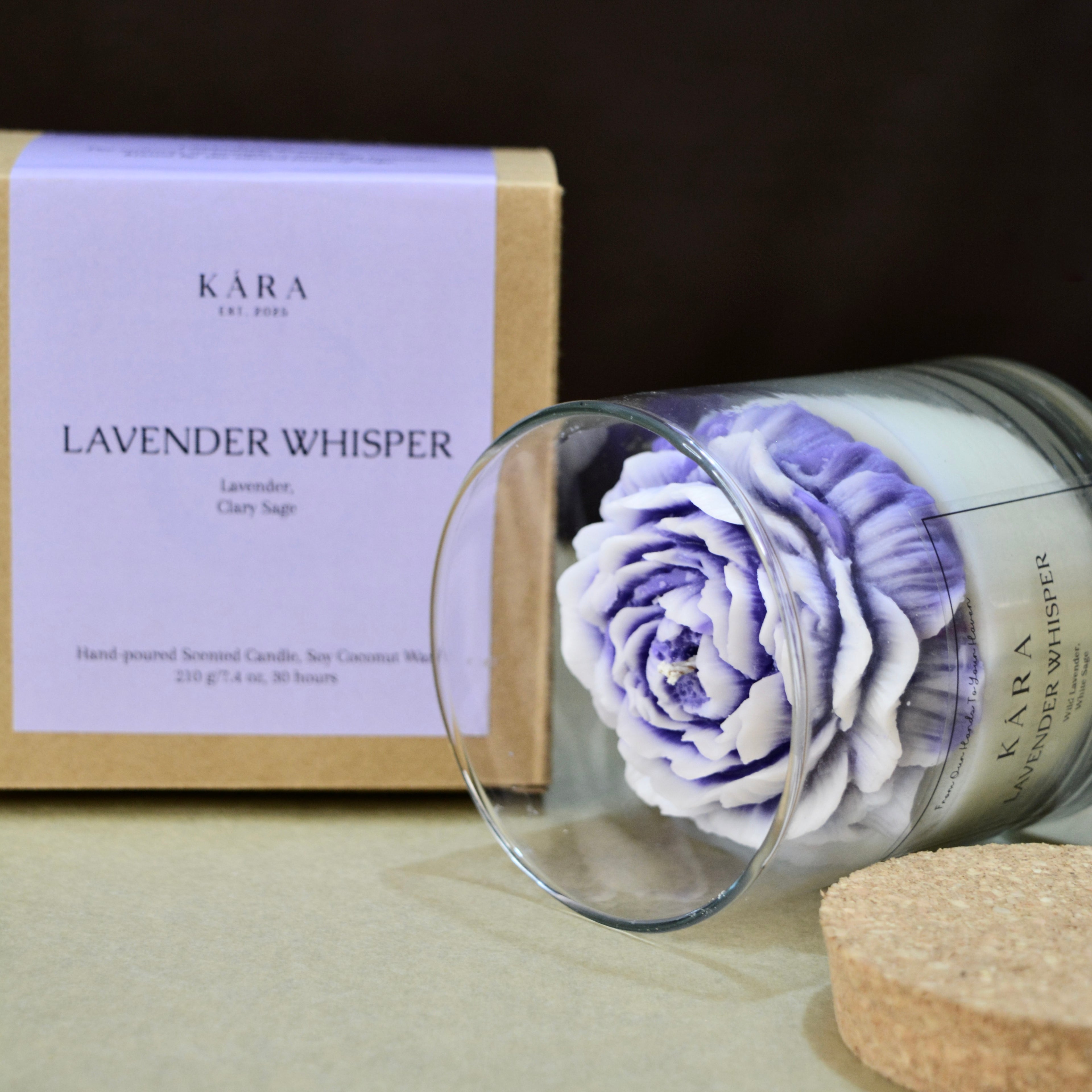 Lavender Whisper Peony Jar Candle