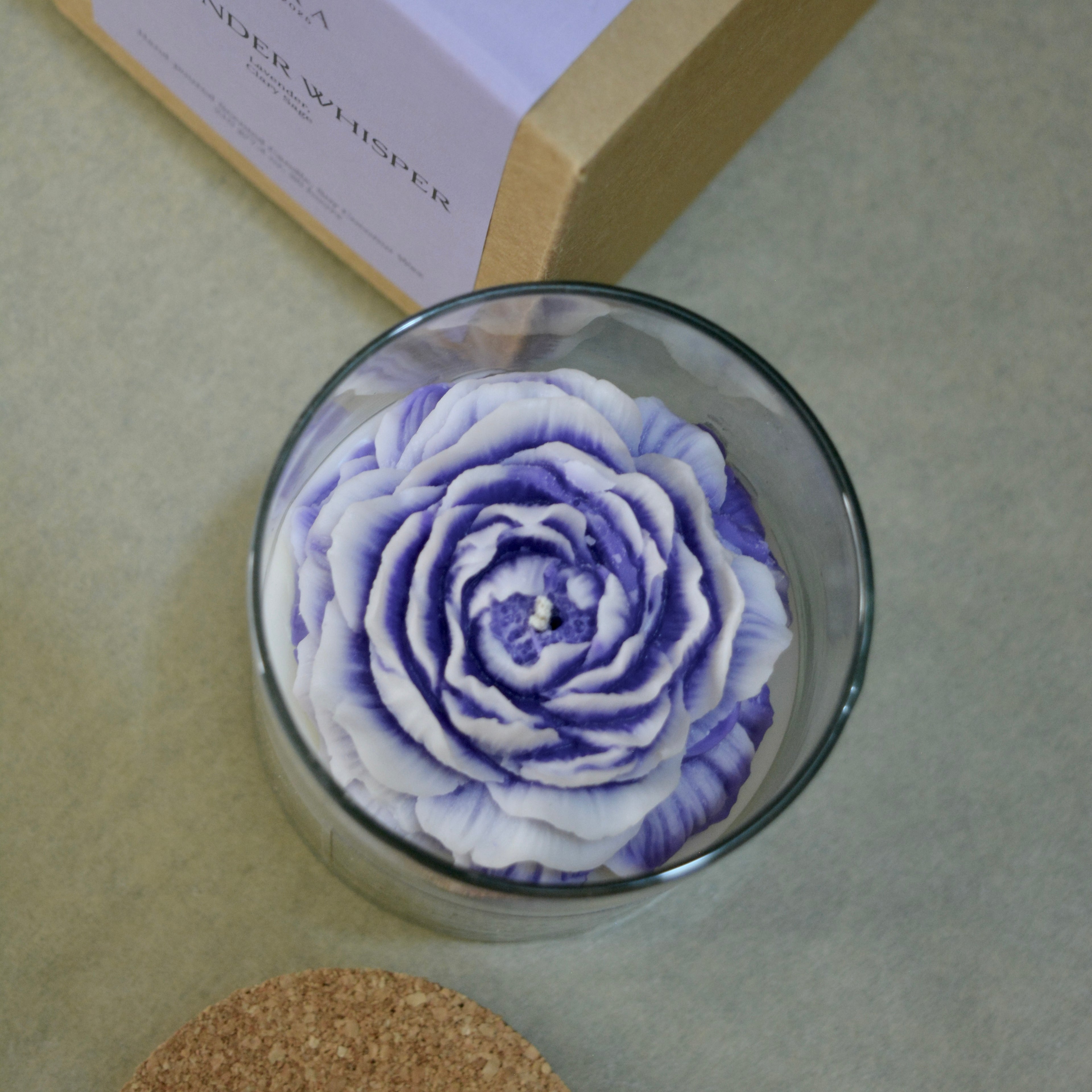 Lavender Whisper Peony Jar Candle