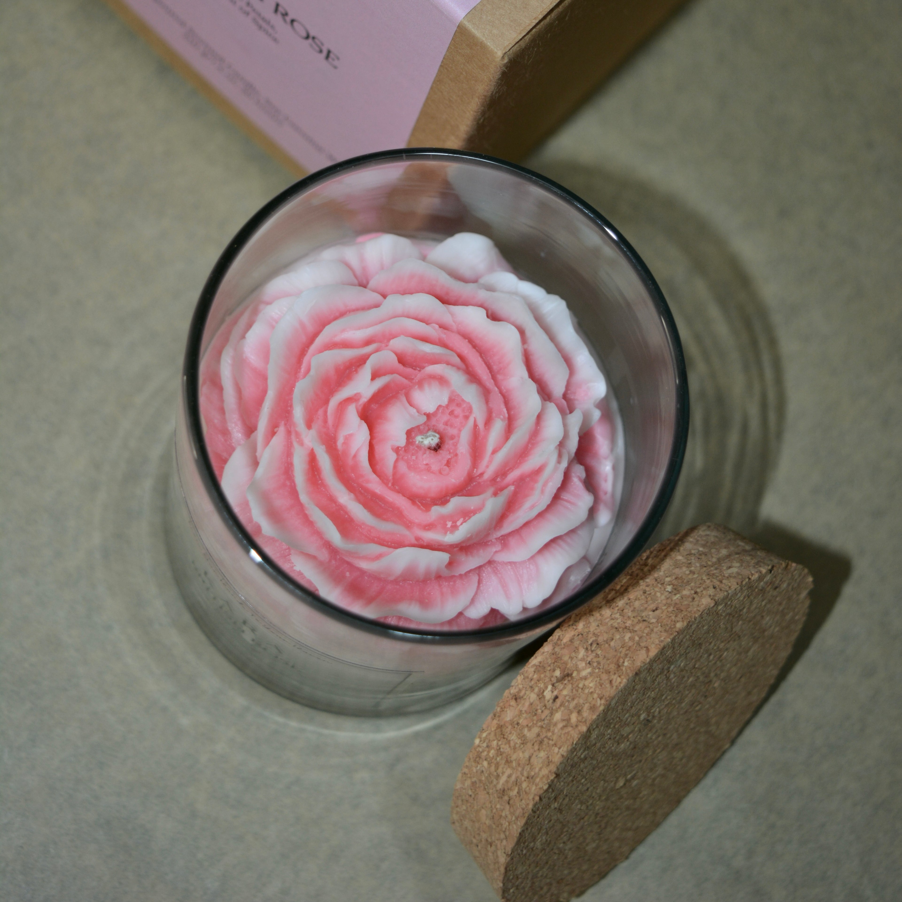British Rose Peony Jar Candle