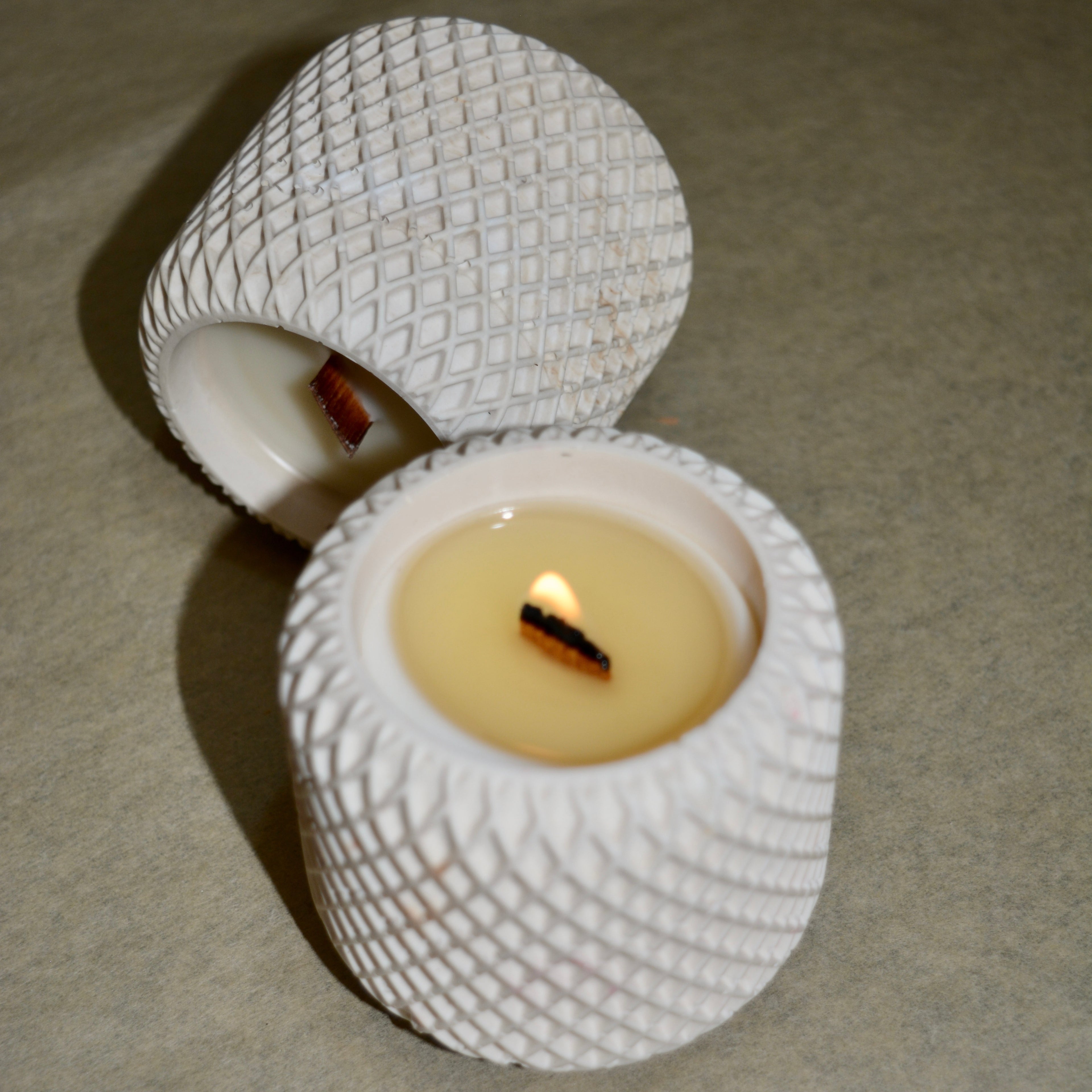 Textured Jar Candle