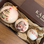 Christmas Bauble Candles Gift Box