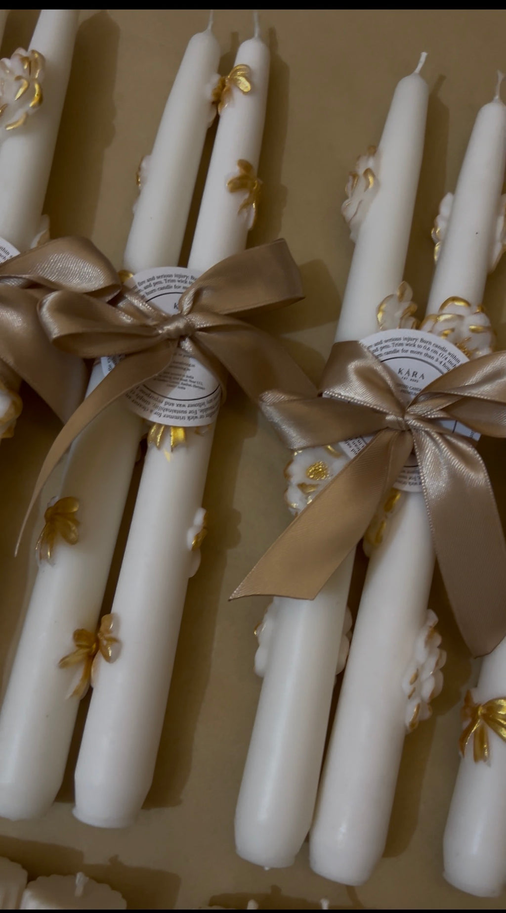 Bénoir Candle (Gold)- Set of 2